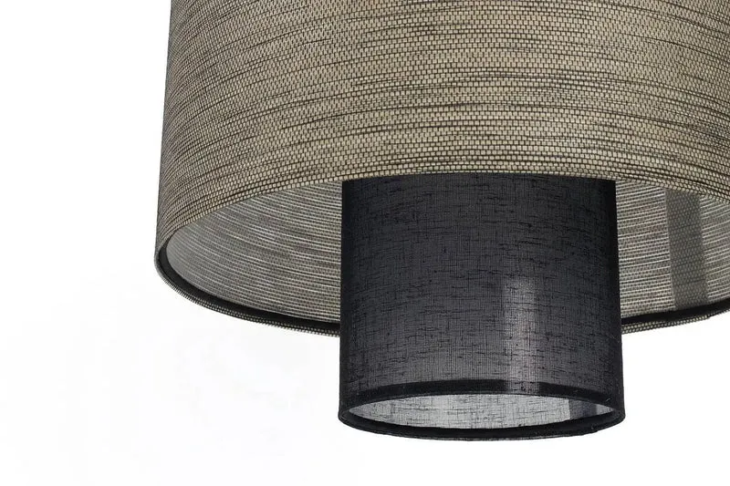 Suspension Luminaire | Twin (Noir/Beige)