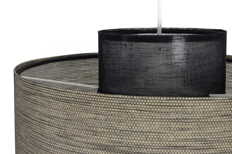 Suspension Luminaire | Twin (Noir/Beige)