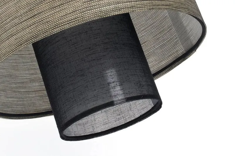 Suspension Luminaire | Twin (Noir/Beige)