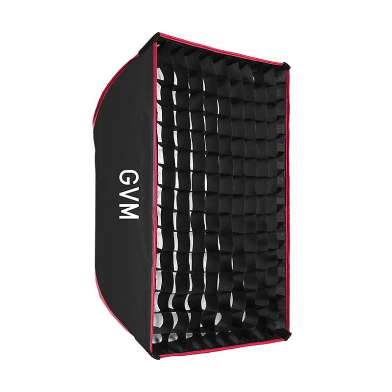 GVM PRO-SD300B 300W Bi-Color Monolight V-mount Mesh Bluetooth with softbox and light stand(2-Lights kit)