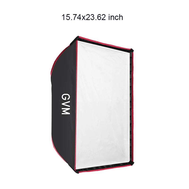 GVM PRO-SD300B 300W Bi-Color Monolight V-mount Mesh Bluetooth with softbox and light stand(2-Lights kit)