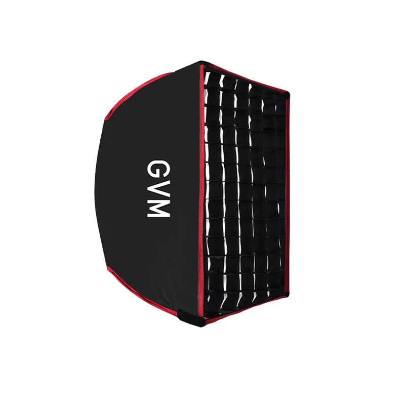 GVM PRO-SD300B 300W Bi-Color Monolight V-mount Mesh Bluetooth with softbox and light stand(2-Lights kit)