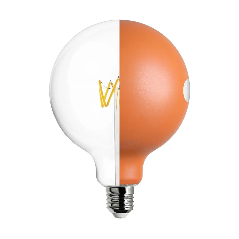 Ampoule LED Talia G125 4,8 W 806 lm E27 2700 K Dimmable - Orange
