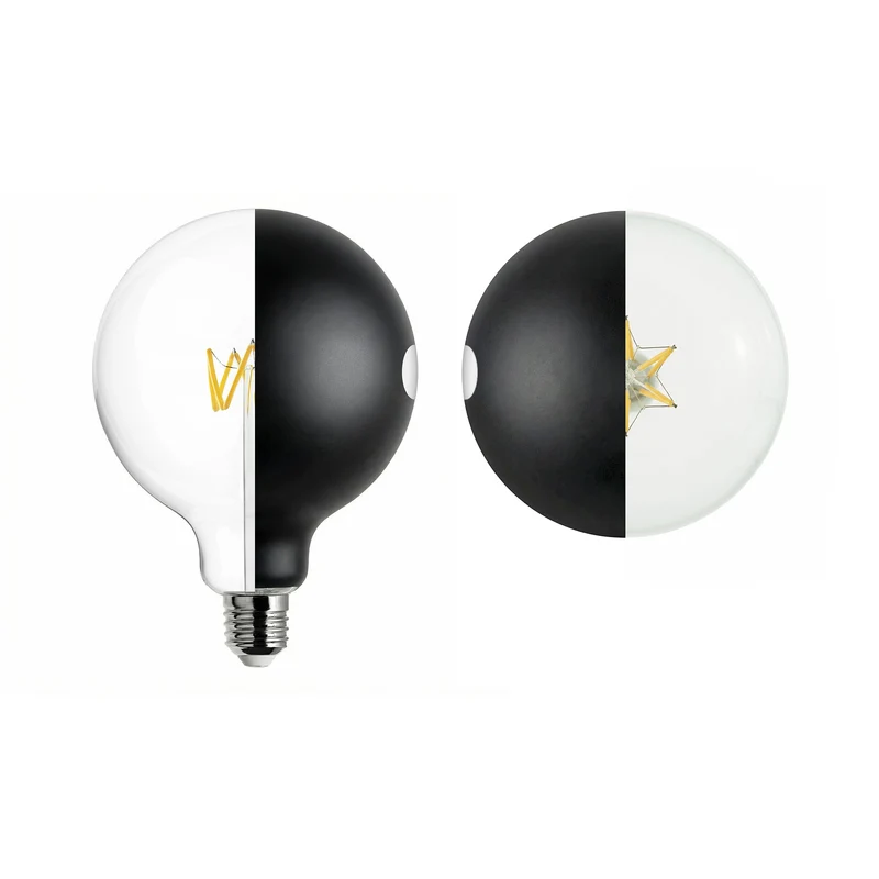 Ampoule LED Talia G125 4,8 W 806 lm E27 2700 K Dimmable - Noir