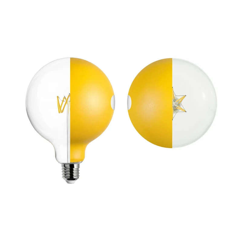 Ampoule LED Talia G125 4,8 W 806 lm E27 2700 K Dimmable - Jaune