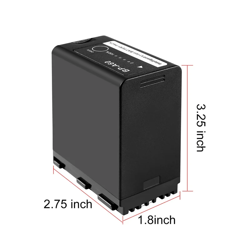 GVM BP-A60 Dual Charger with Battery for Canon C300 Mark II, C200 & C200B (6800mAh)