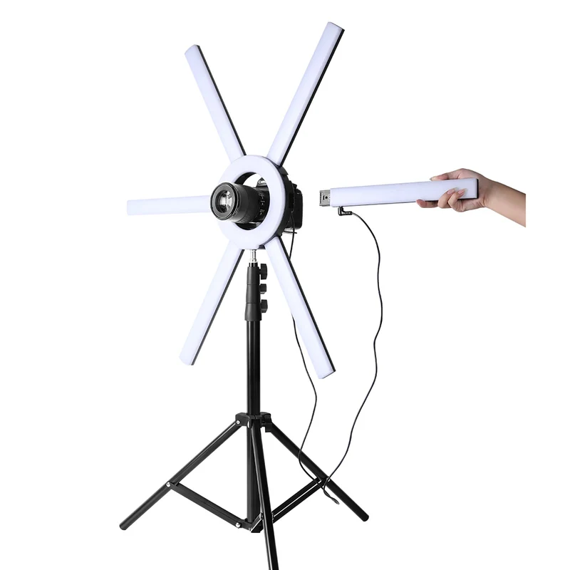 GVM-60W High Power Bi-Color LED Ring Light Kit