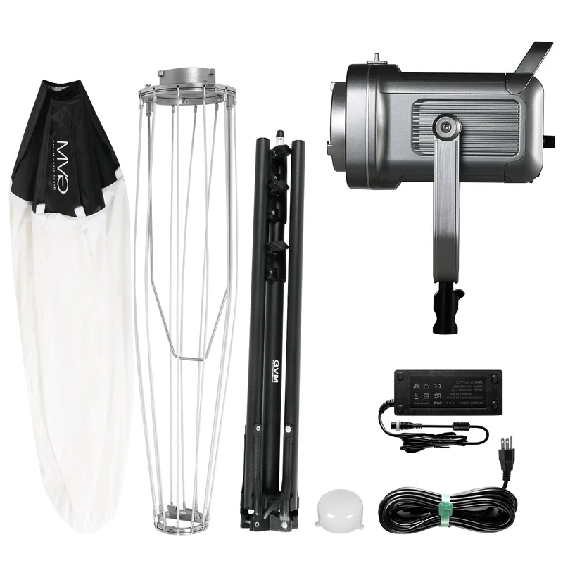 GVM 150W RGB/Bi-Color LED Video Light Kit with Lantern Softbox(Buy 1 Get 1 Free)(add 2 lights to cart)