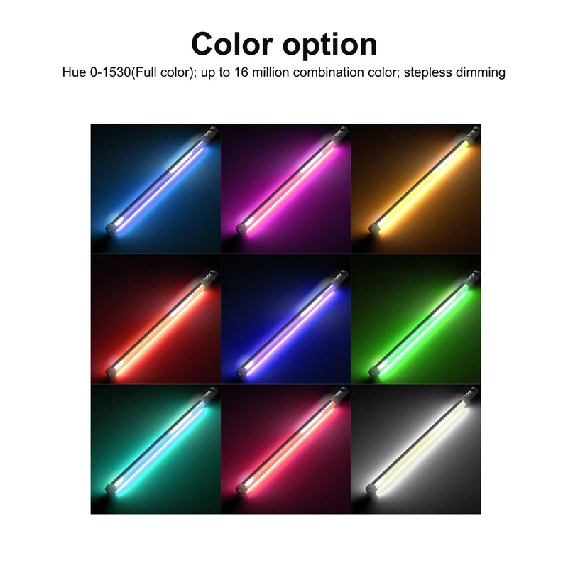 GVM-BD-100D Upgraded RGB & Bi-Color Handheld light (3 ft)