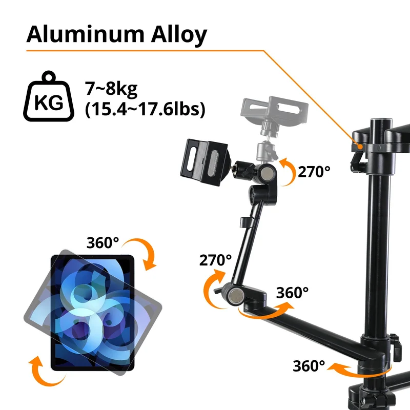 GVM-ZJ-Z1 Floor-standing Mobile Live Streaming Stand