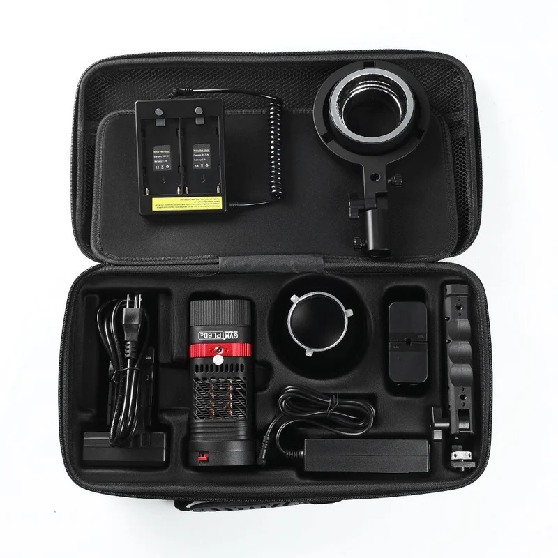 GVM PL60C External 60W RGB Flashlight with Battery