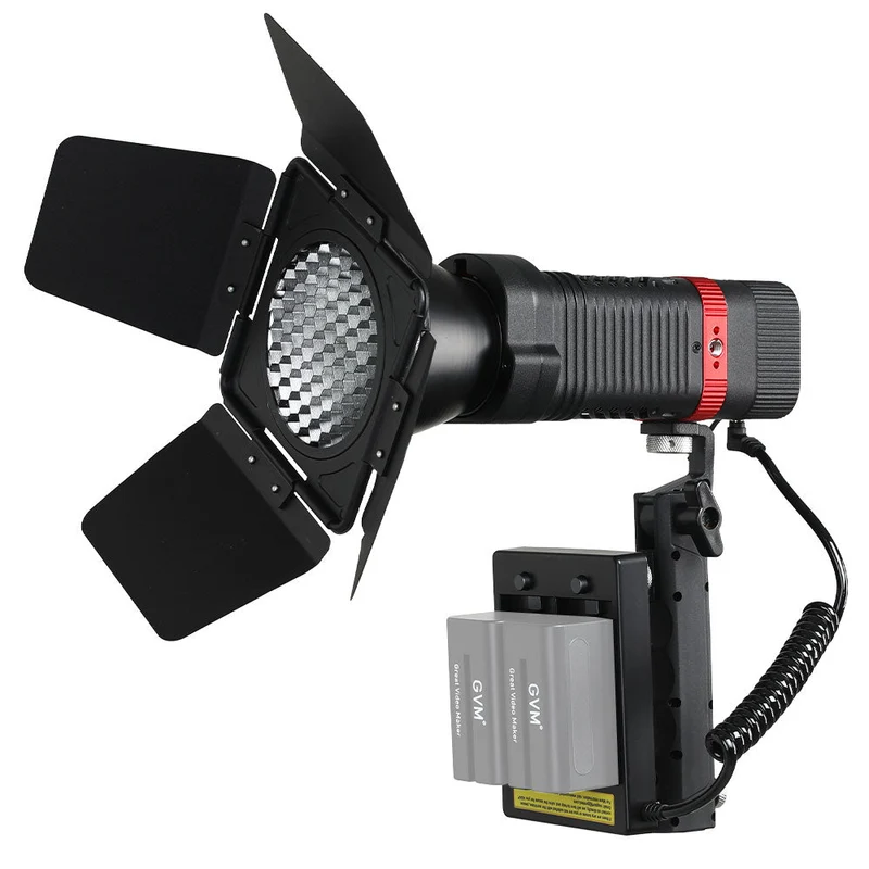 GVM PL60C External 60W RGB Flashlight with Battery