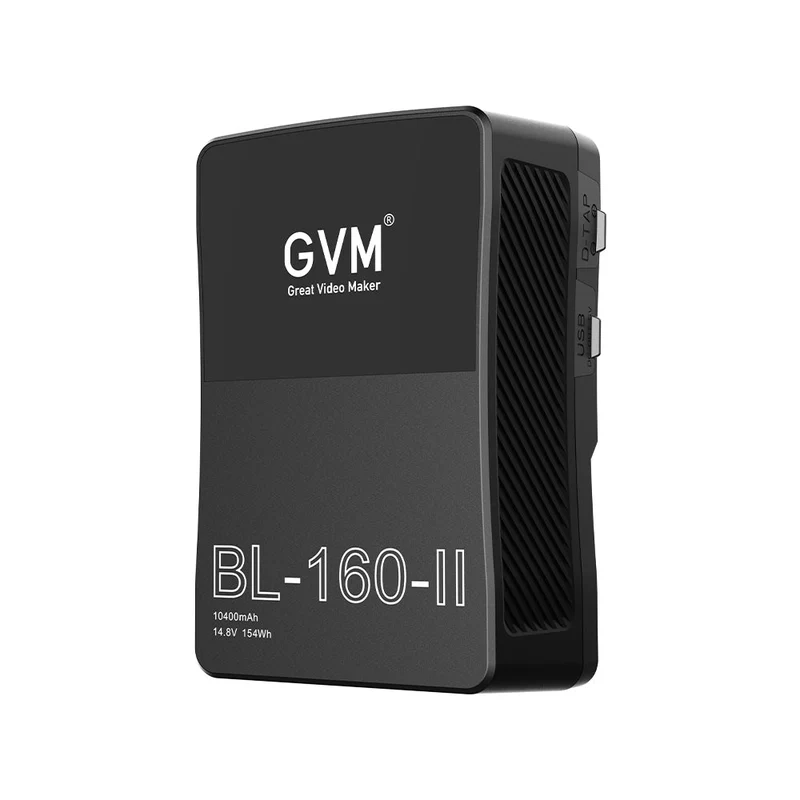 GVM BL160-II V-Mount Battery with D-Tap and USB Outputs (10,400mAh)