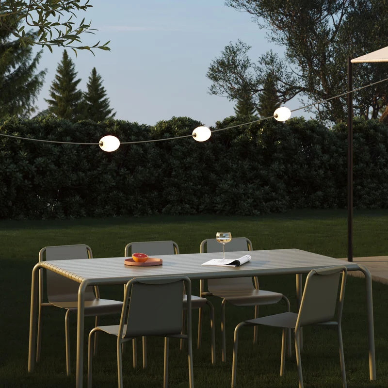 Câble de connexion entre abat-jour 70/140 cm (27 9/16" / 55 1/8") - Marina - Vert olive
