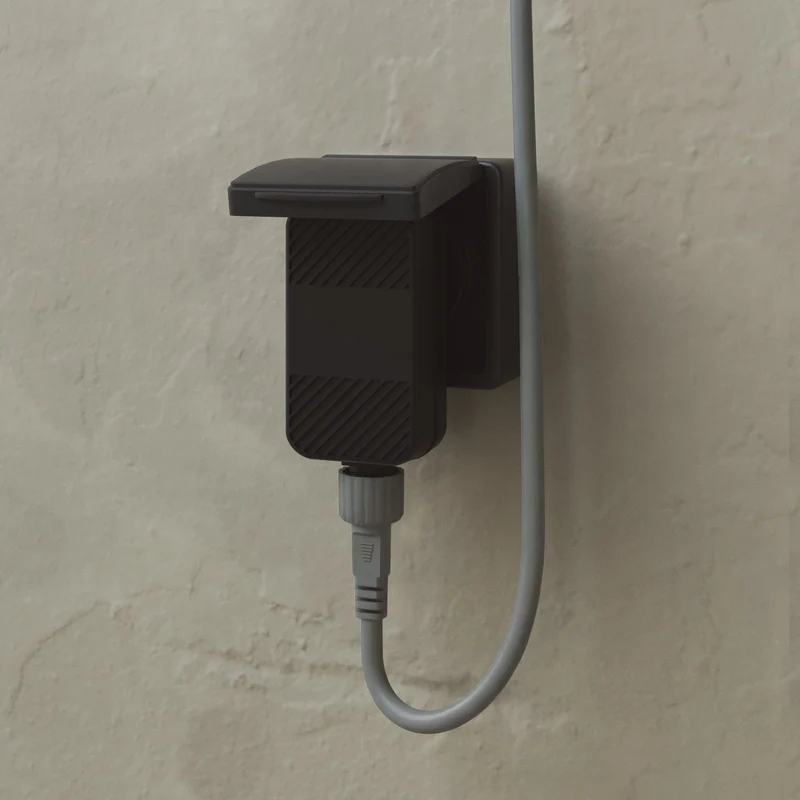 Câble de connexion Alimentation / Abat-jour - Marina - Gris