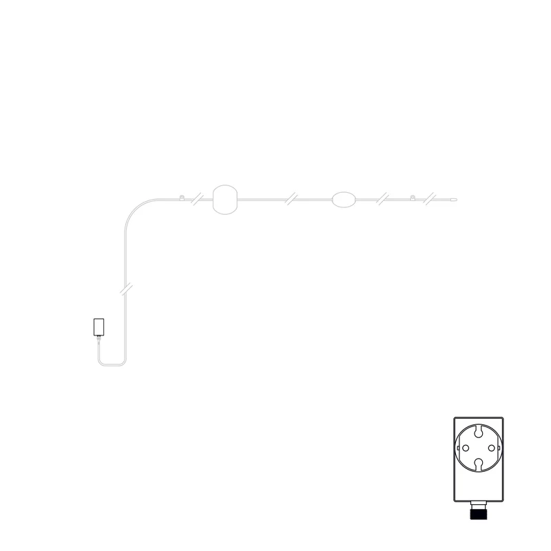 Alimentation avec Fiche Franco/Schuko jusqu’à 12 points lumineux - Marina