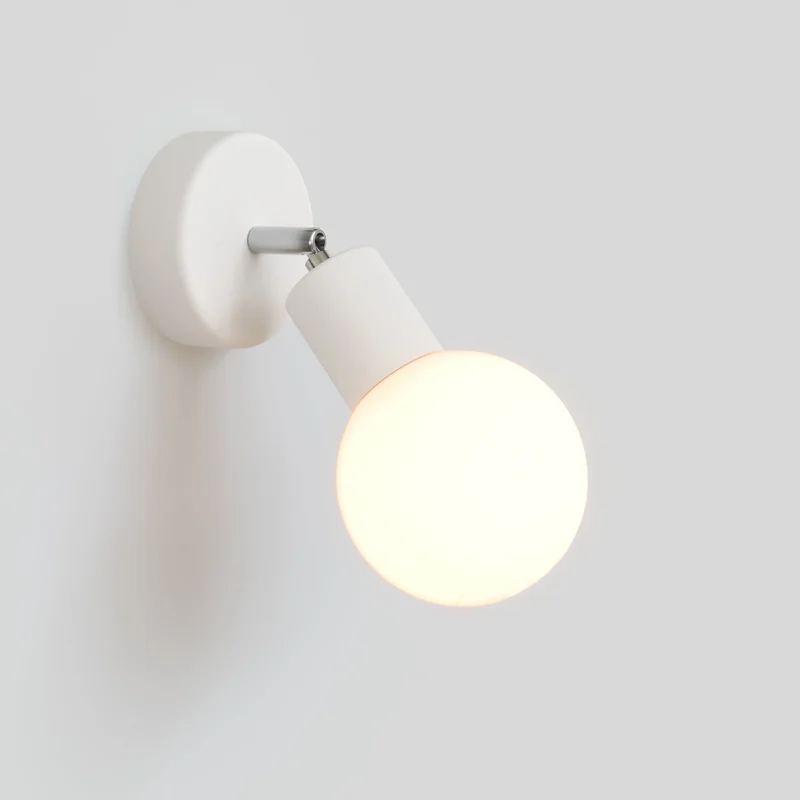 Applique d’extérieur Modulair IP65 avec articulation réglable et Abat-jour sphérique incassable Unbreak-a-Ball - Blanc