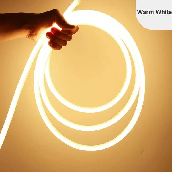 220V 360° Round Neon LED Strip Light - IP67 Waterproof, SMD 2835