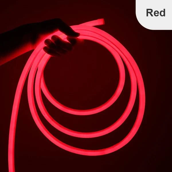 220V 360° Round Neon LED Strip Light - IP67 Waterproof, SMD 2835