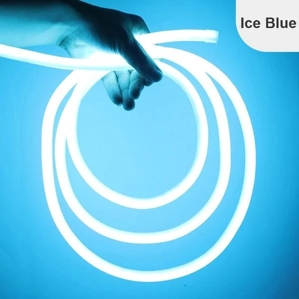 220V 360° Round Neon LED Strip Light - IP67 Waterproof, SMD 2835