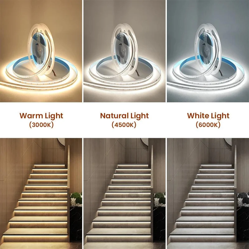 SMD 2025/2835 12V LED Strip Lights - IP65/IP67 Waterproof, 120–480 LEDs/m