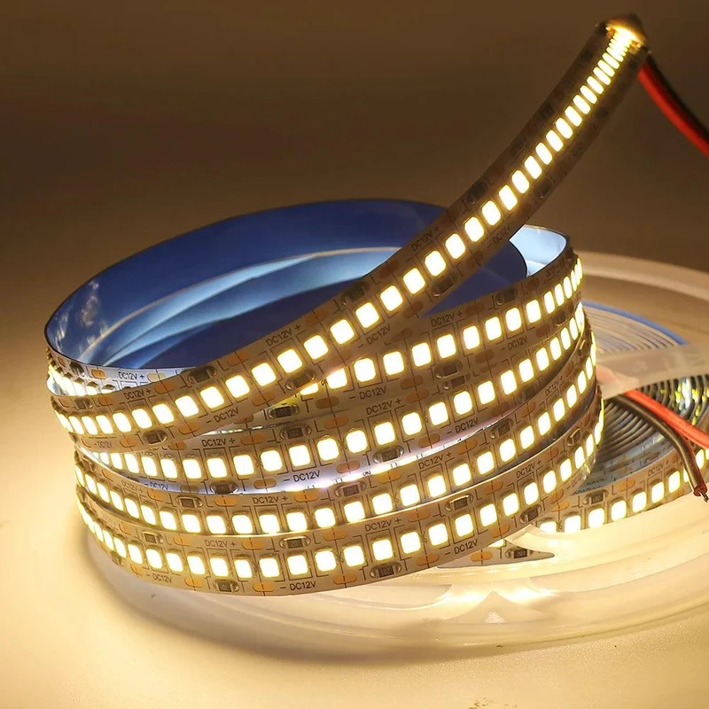 SMD 2025/2835 12V LED Strip Lights - IP65/IP67 Waterproof, 120–480 LEDs/m