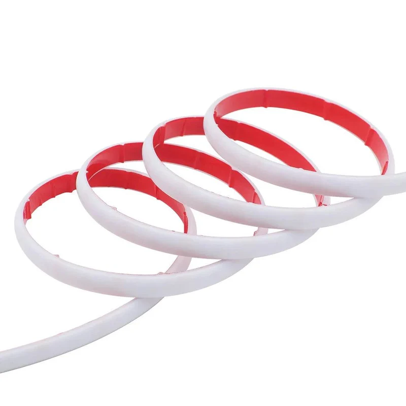 12V High CRI COB Neon LED Strip Light - DC Plug, IP68 Waterproof, Flexible Silicone