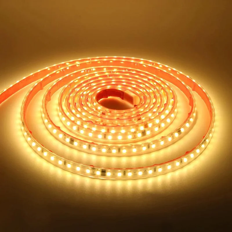 220V IC Rectifier SMD 2835 LED Strip Light - IP65 Waterproof, 120 LEDs/m