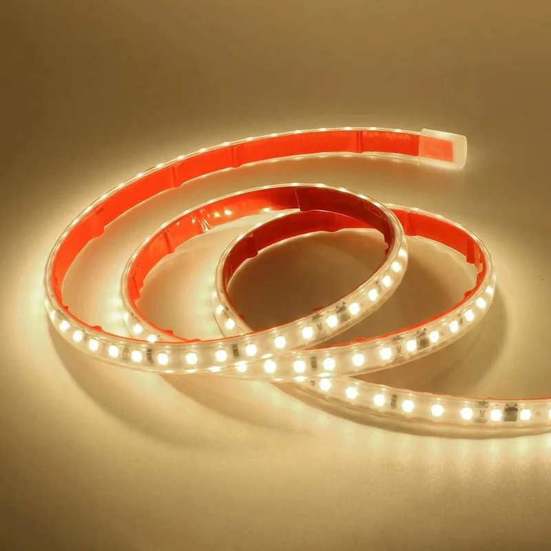 220V IC Rectifier SMD 2835 LED Strip Light - IP65 Waterproof, 120 LEDs/m