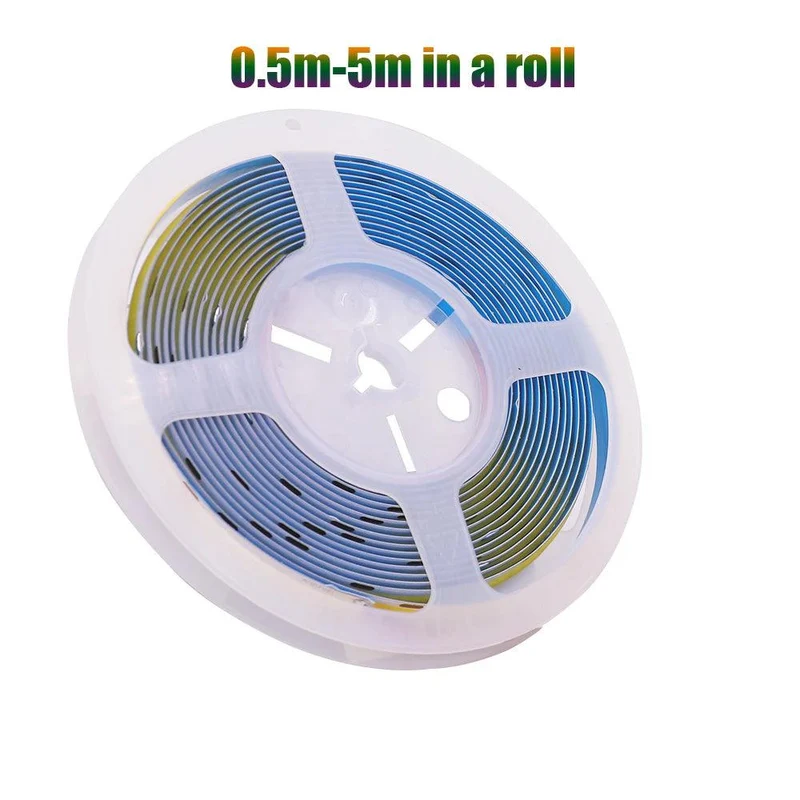 5V COB LED Strip Light with USB/DC Plug - 8 Colors, 320 LEDs/m, RA90