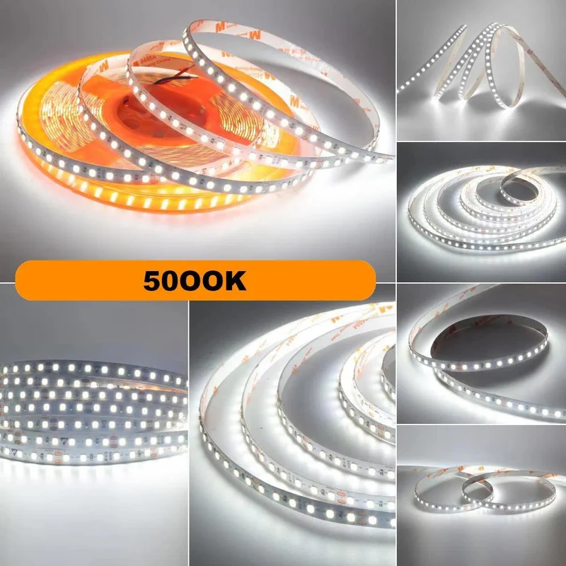 SMD 2835 24V LED Strip Light - 120 LEDs, High CRI RA98, 2700K-6000K, 120 LEDs/m
