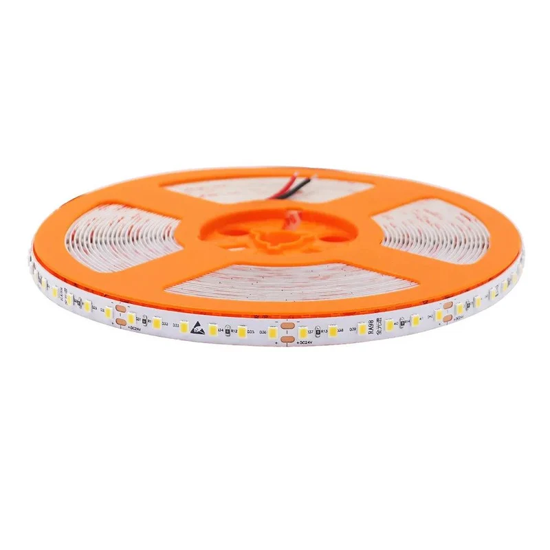 SMD 2835 24V LED Strip Light - 120 LEDs, High CRI RA98, 2700K-6000K, 120 LEDs/m