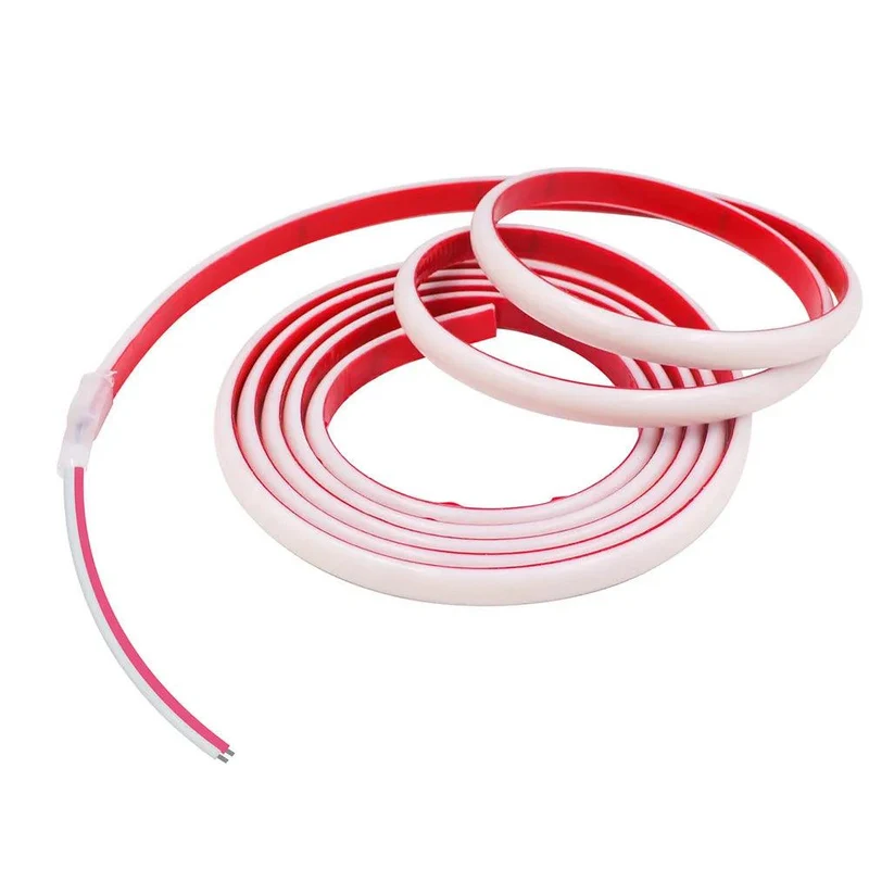 24V IP68 Waterproof COB LED Strip Light - Milky or Clear Silicone Tube