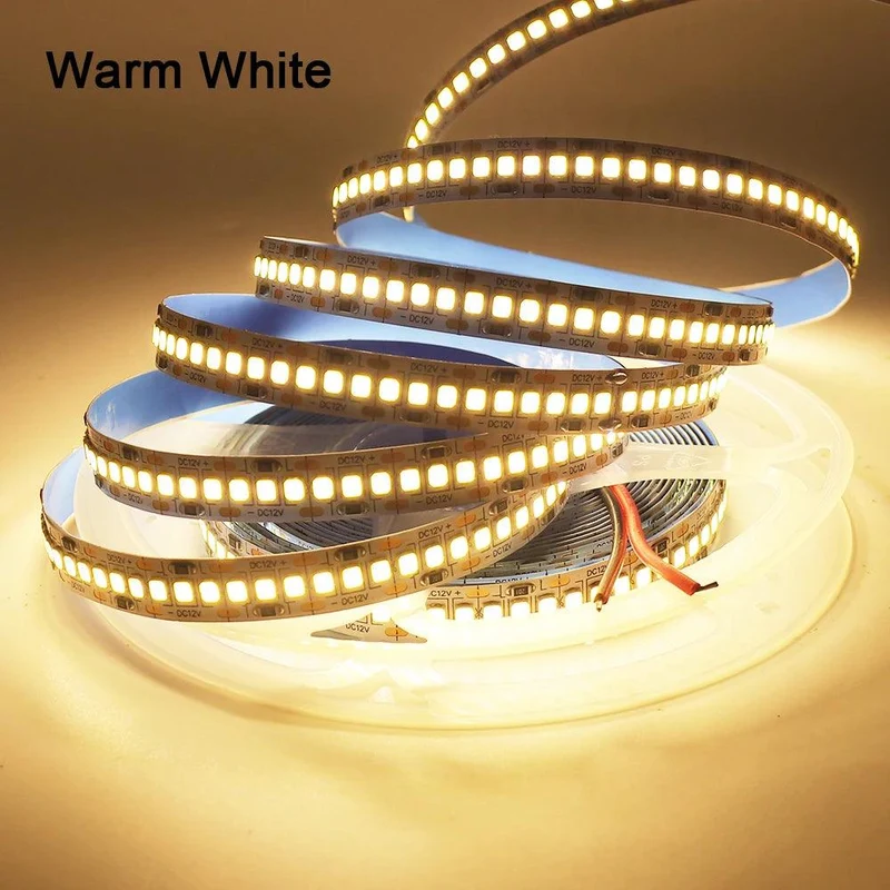 Multi-Voltage SMD 2835 LED Strip Light - 5V/12V/24V, 5M Flexible Tape