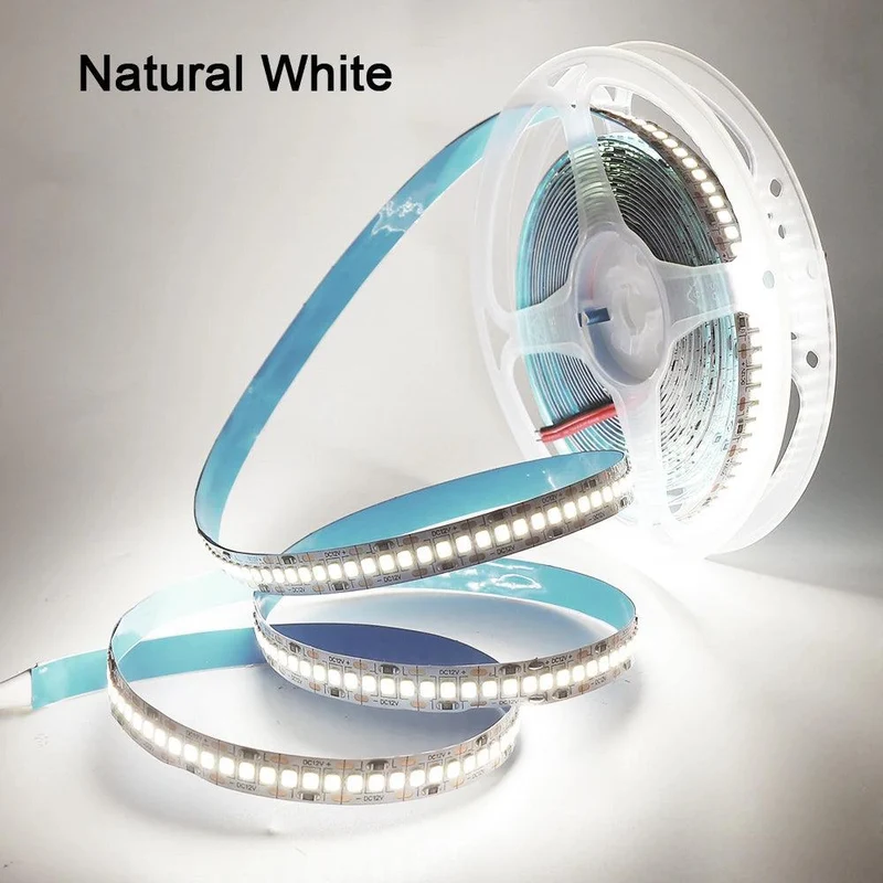 Multi-Voltage SMD 2835 LED Strip Light - 5V/12V/24V, 5M Flexible Tape