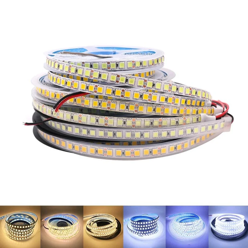 SMD 5050/5054 12V LED Strip Lights - 9 Colors, IP21/IP65, 5M, Dimmable