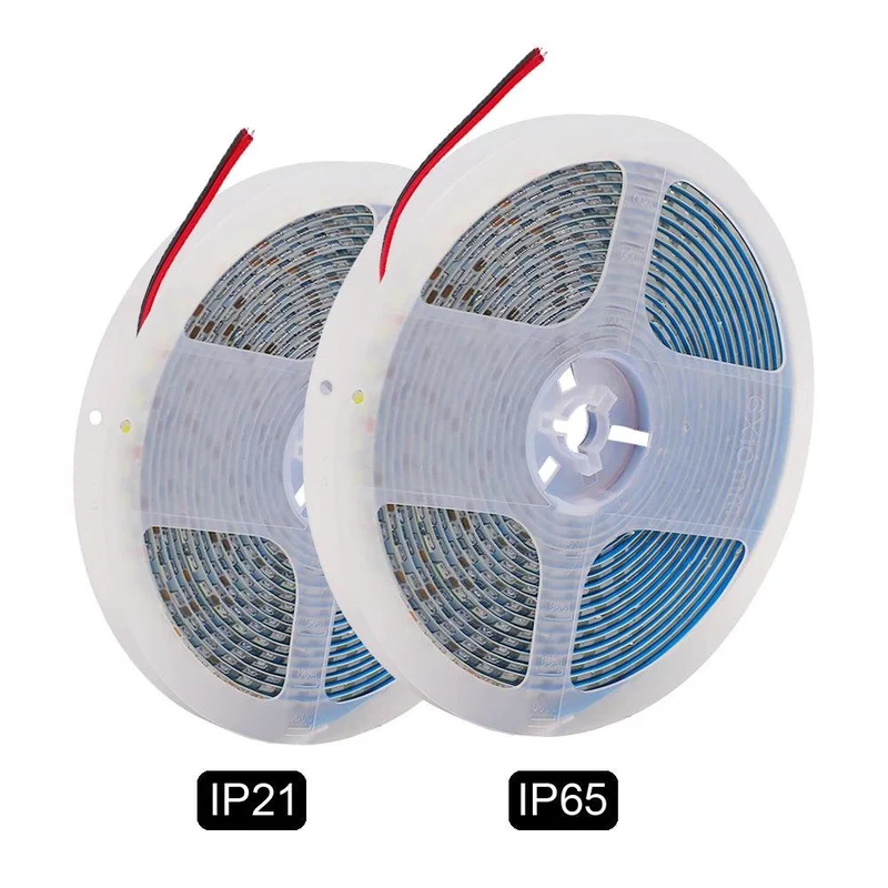 SMD 5630 12V LED Strip Lights - 5M, 9 Colors, IP21/IP65, 5M, Dimmable