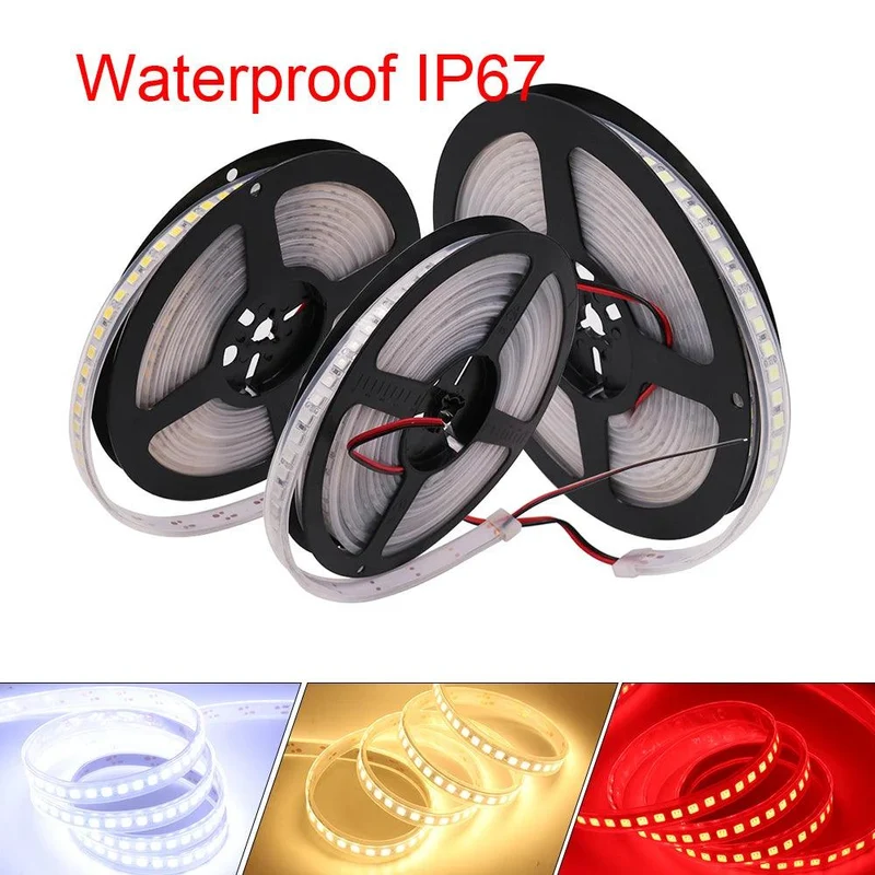 SMD 5630 12V LED Strip Lights - 5M, 9 Colors, IP21/IP65, 5M, Dimmable