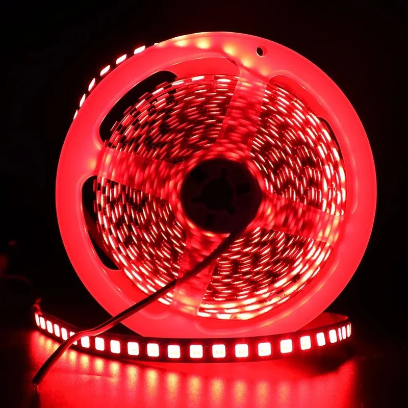 SMD 5630 12V LED Strip Lights - 5M, 9 Colors, IP21/IP65, 5M, Dimmable