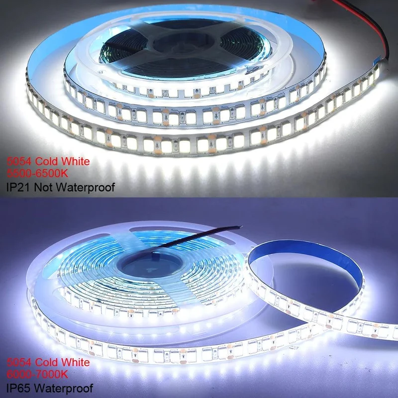 SMD 5630 12V LED Strip Lights - 5M, 9 Colors, IP21/IP65, 5M, Dimmable