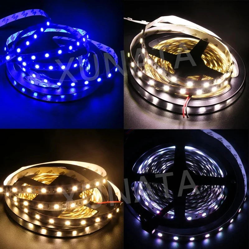 SMD 5630 12V LED Strip Lights - 5M, 9 Colors, IP21/IP65, 5M, Dimmable