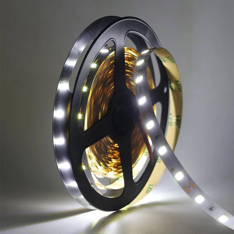 SMD 5630 12V LED Strip Lights - 5M, 9 Colors, IP21/IP65, 5M, Dimmable