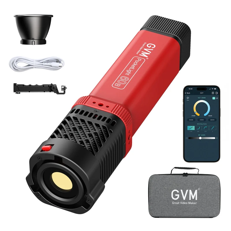 GVM PD60B 60W Hand-held LED Light Spotlights