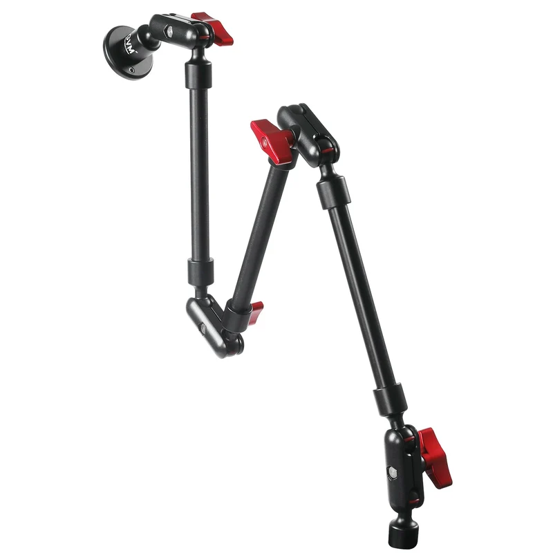 GVM Heavy-Duty Dual 31" 3 Section Articulating Magic Arms with 1/4'' Screw to 3/8'' Ball Heads