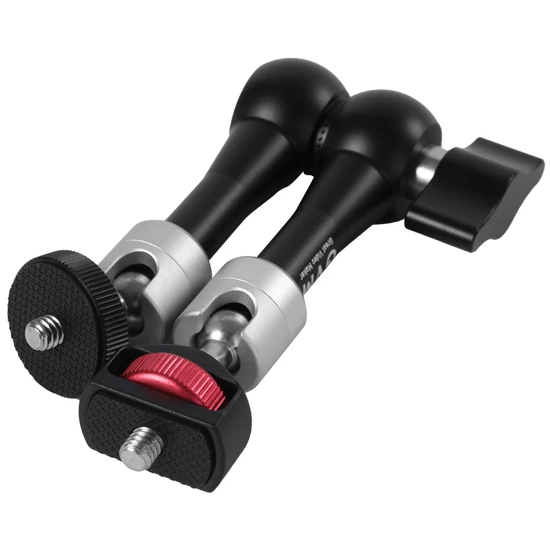 GVM Heavy-Duty Dual 7" Articulating Universal Magic Arm Grip with 1/4'' Ball Heads