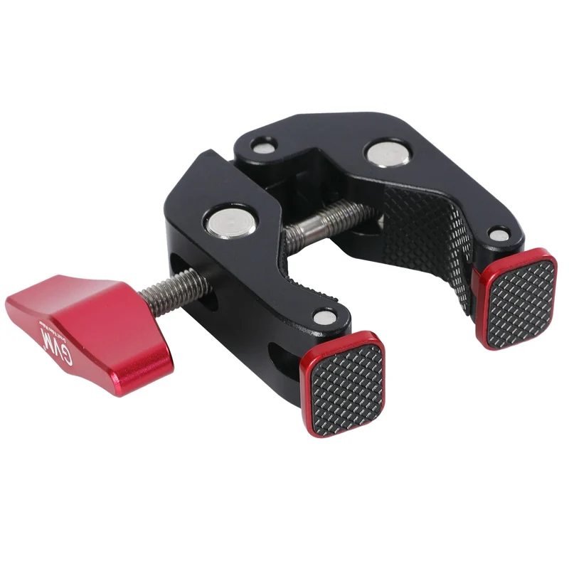 GVM Super Crab Clamp, Magic Arm Gripper Clamp with 1/4 and 3/8 Thread Clips for DSLR Cameras