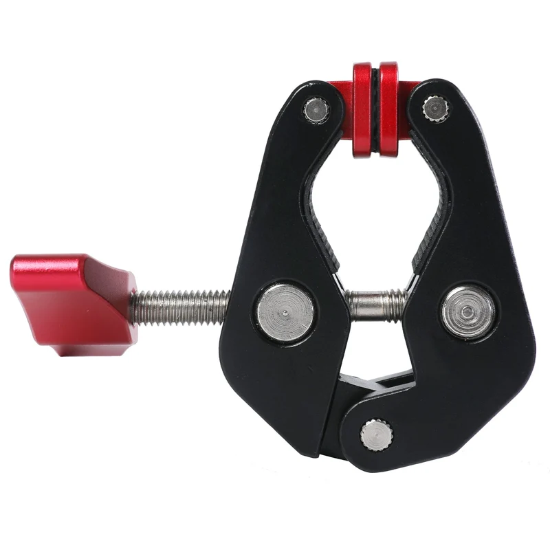GVM Super Crab Clamp, Magic Arm Gripper Clamp with 1/4 and 3/8 Thread Clips for DSLR Cameras