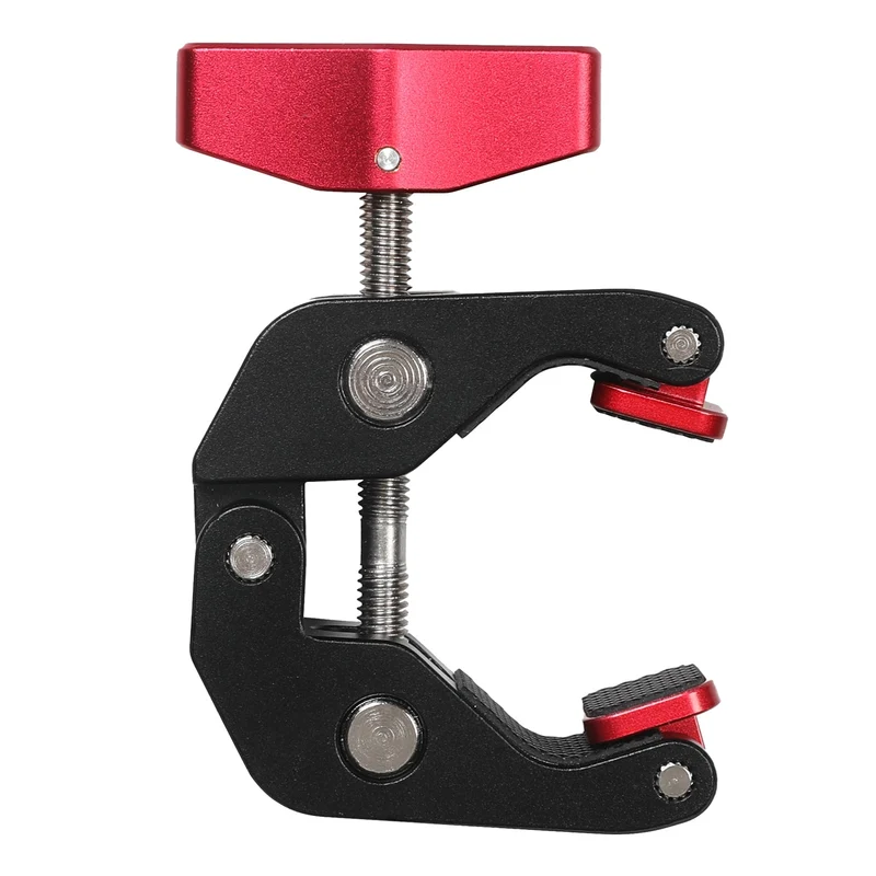 GVM Super Crab Clamp, Magic Arm Gripper Clamp with 1/4 and 3/8 Thread Clips for DSLR Cameras