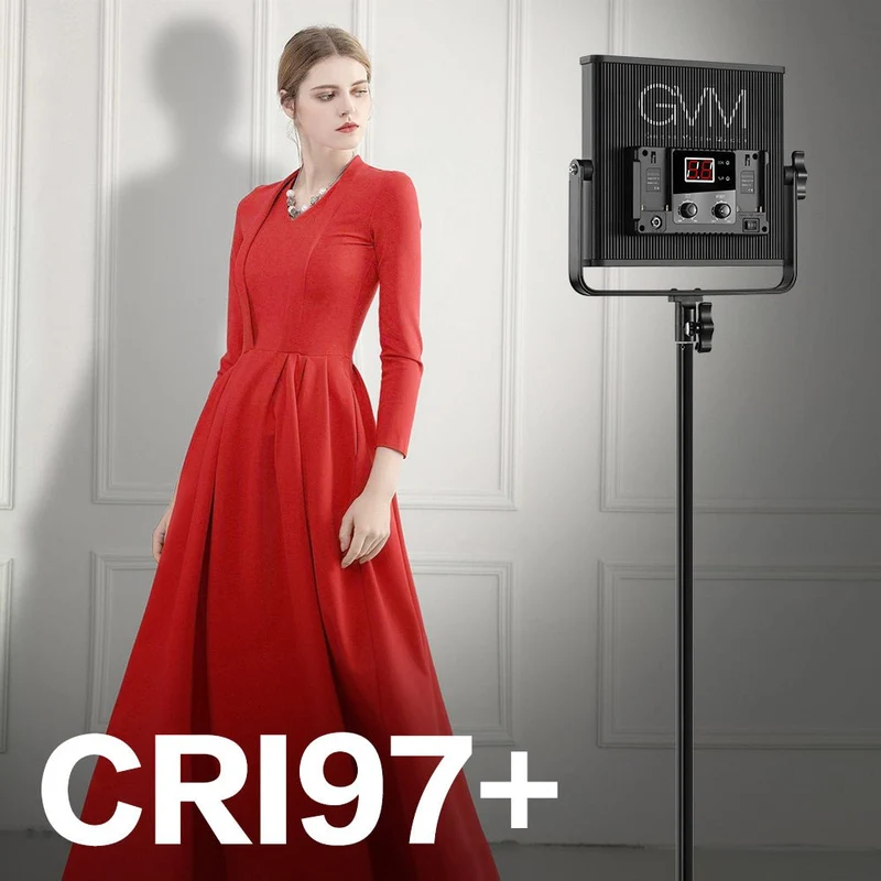 GVM-520S 30W High Beam High Brightness Bi-Color LED VIdeo Light (No Four-Way Barndoor)