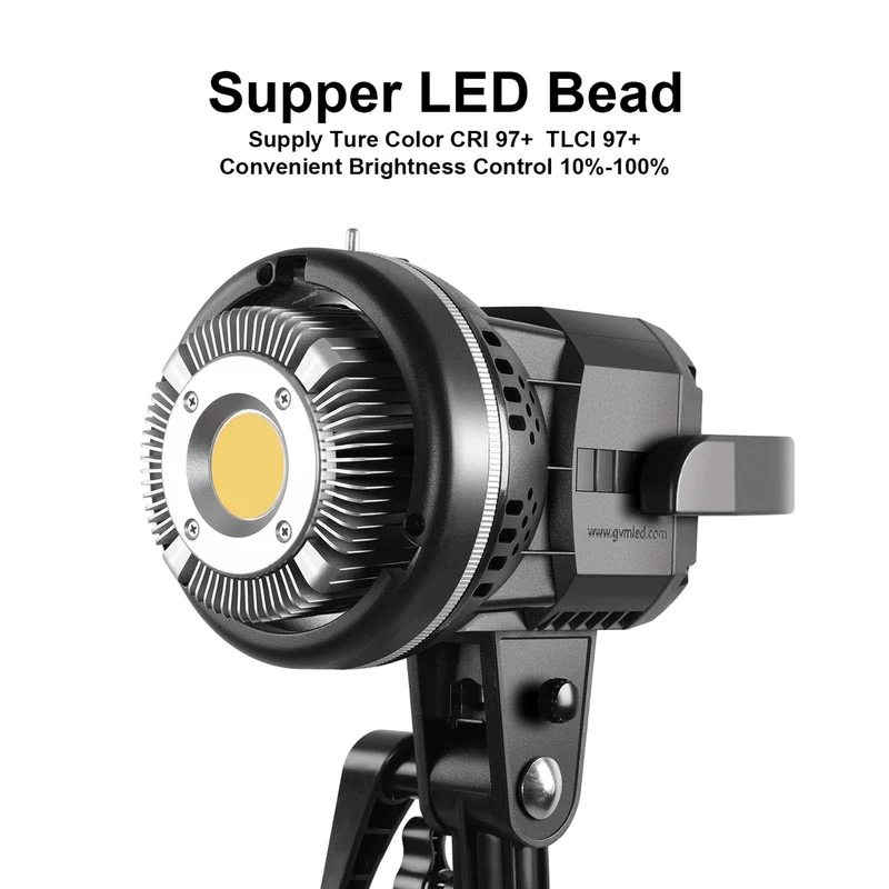 GVM P80S-180W High Power LED Spotlight Daylight Kit with Soft Umbrella